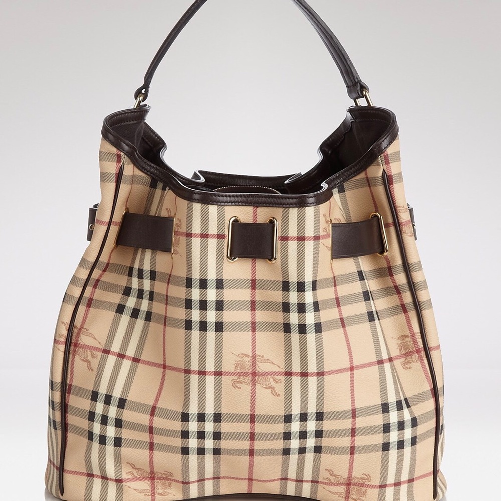 Burberry Haymarket Check Walden Hobo